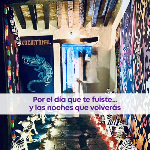 Por el día que te fuiste… y las noches que volverás